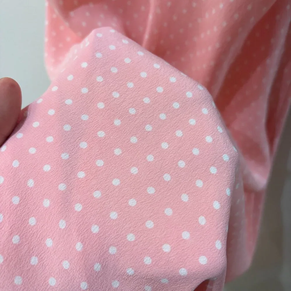 Doen Calsi Dress, Pink and white polka dot, Size XS - Picture 6 of 7